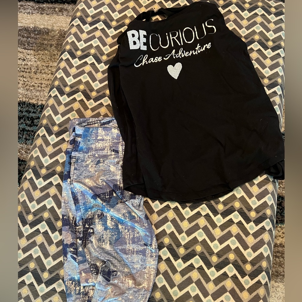 justice girls athletic outfit set